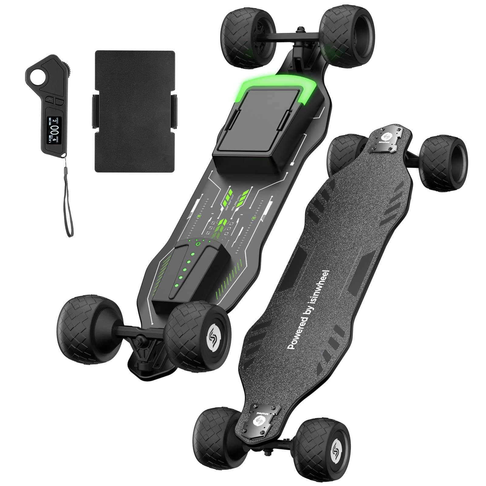 iSinwheel Official Store V8 isinwheel V8 Electric Skateboard with Portable Removable Battery & Remote Control