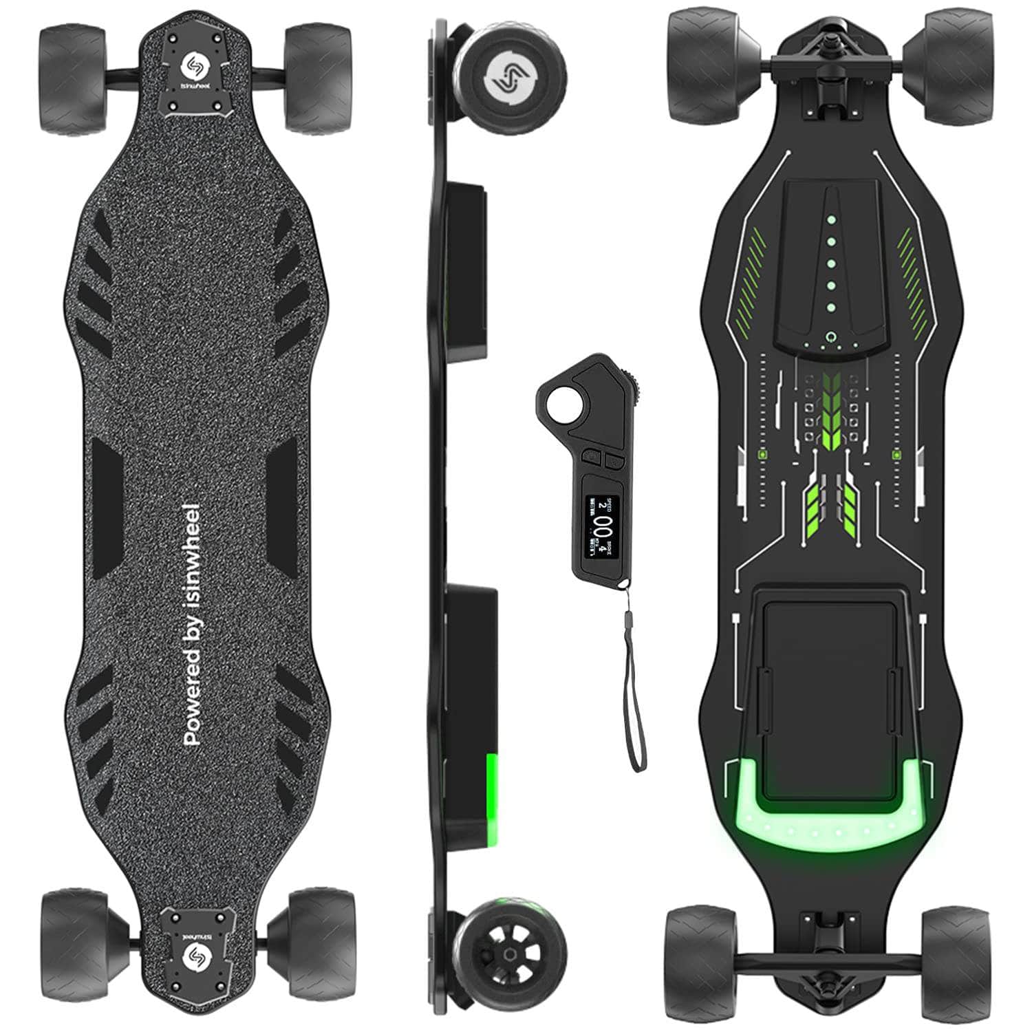 iSinwheel Official Store V8 isinwheel V8 Electric Skateboard with Portable Removable Battery & Remote Control