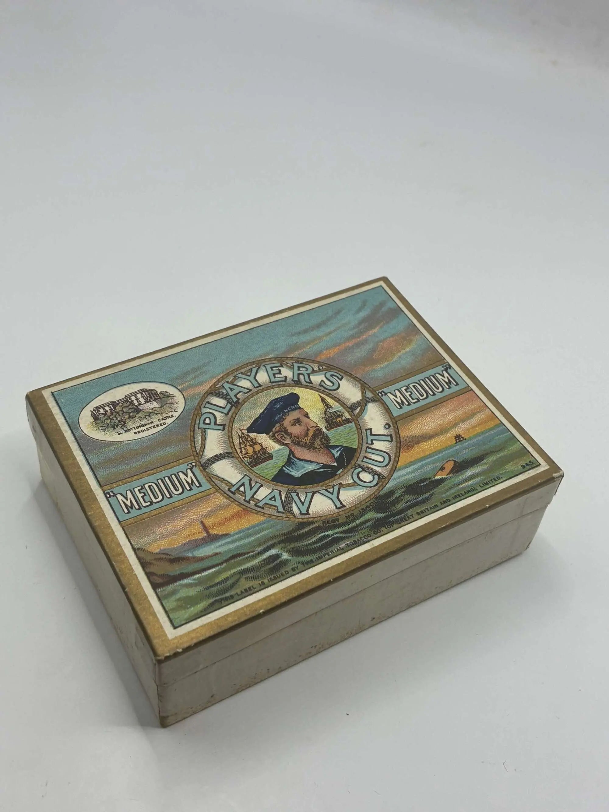 John players navy cut cigarette box in Antique Tobacciana