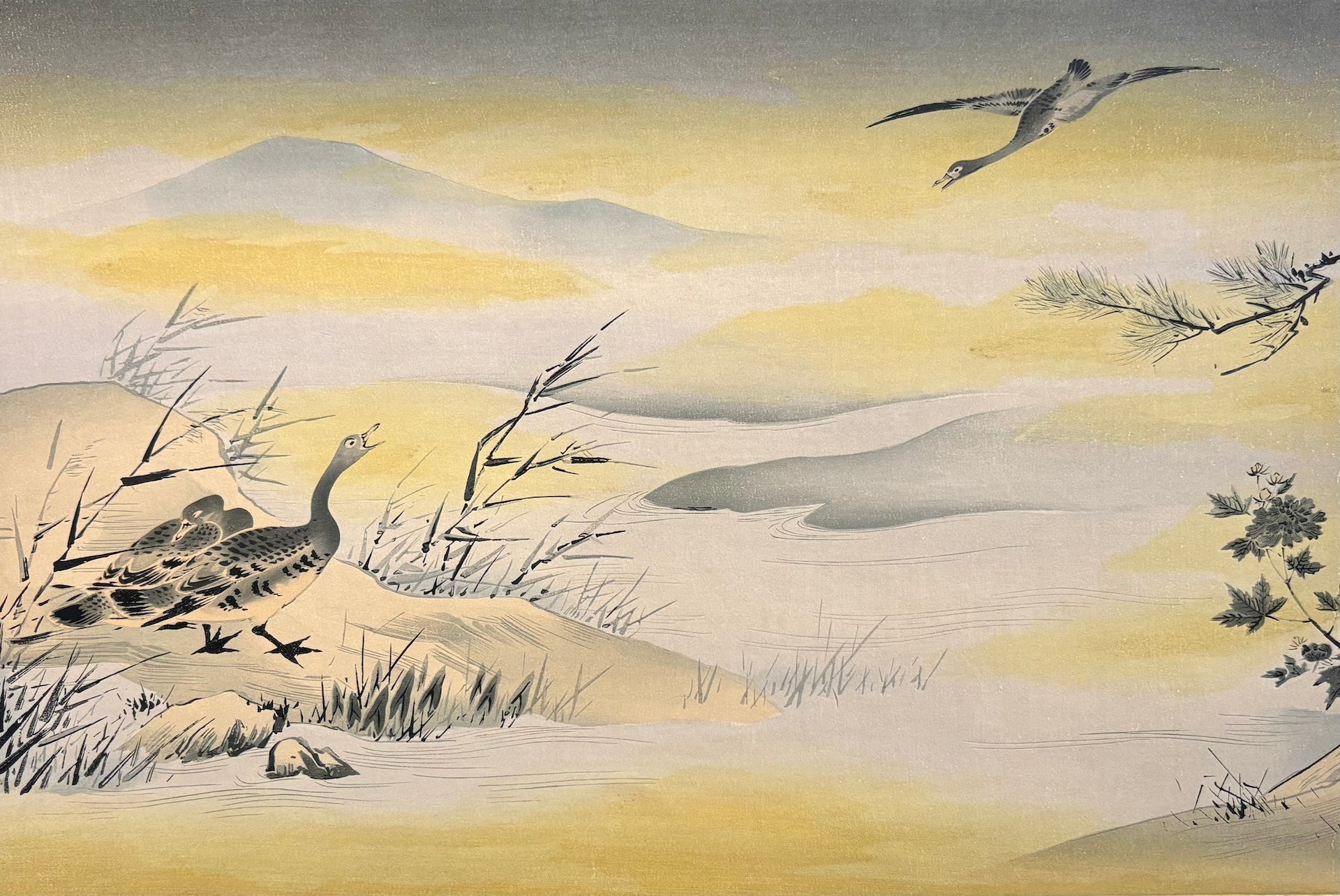  - Kacho - zu Fusuma - e (Birds and Flowers) - Eitoku Kano - SAKURA FINE ART