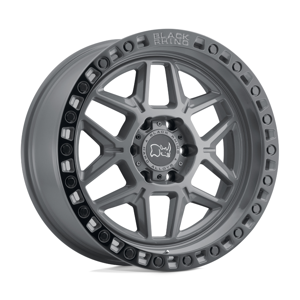 Black Rhino Kelso 20x9 6x139.7 12 112.1 Battleship Gray Black Ring
