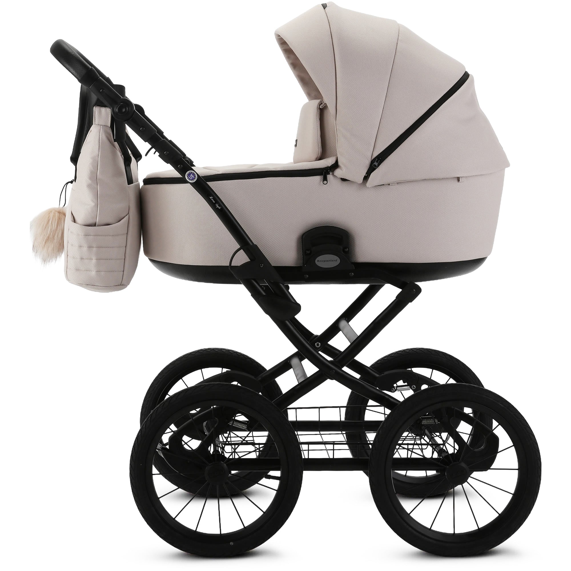 Knirpsenland Retro Style Kinderwagen – Hellbeige