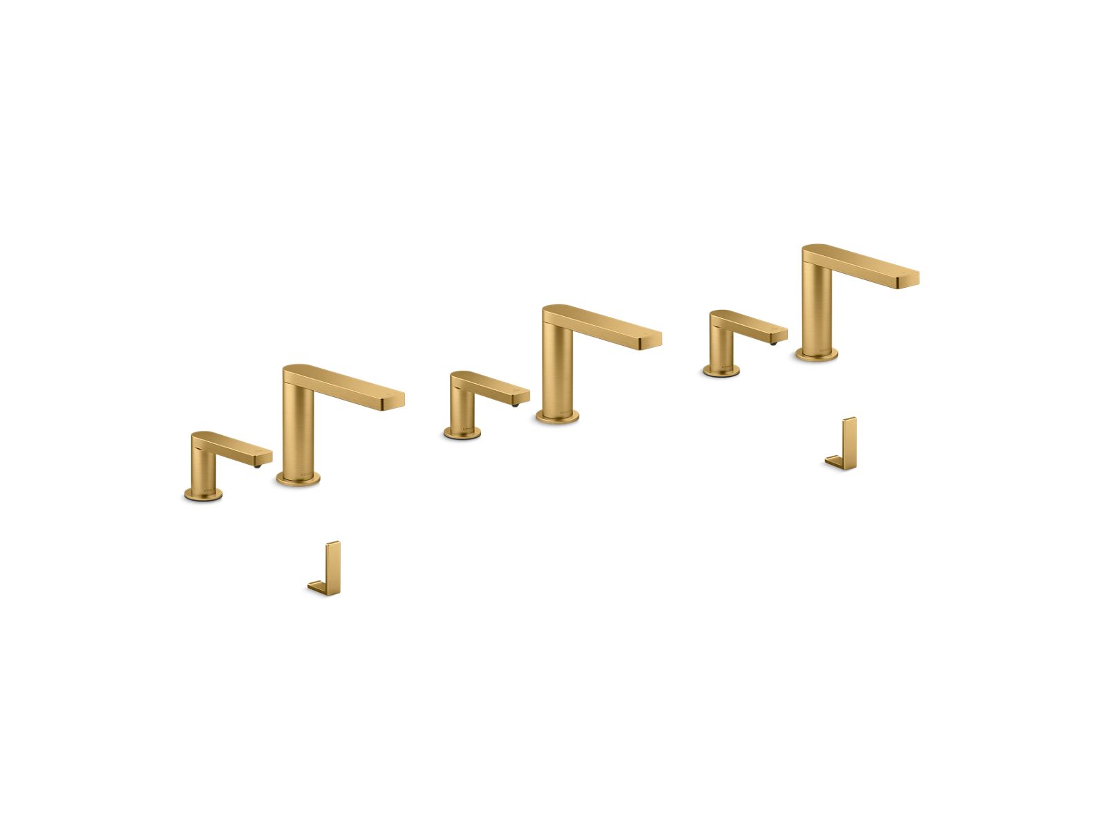 KOHLER K-181031-BC1 Composed Touchless lavatory faucets and soap dispensers for Constellation lavatory system, 0.5 gpm