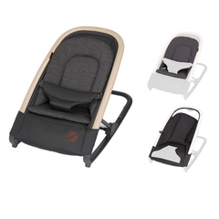 Kori 2-In-1 Rocker with Bonus Seat Pad and Liner in Classic Graphite
