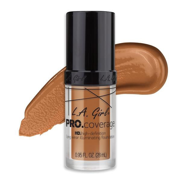 La Girl Makeup LA Girl Full Coverage Illuminating Foundation - Warm Caramel