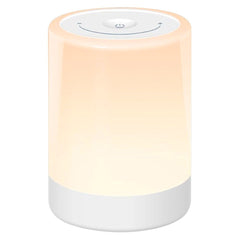 Lippa Natlampe m. Farver, Touch-funktion & Batteri - Hvid