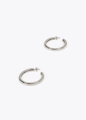 Pendientes Aro LOLA CASADEMUNT pequeño PLATEADO  LF2503017.0M3.U