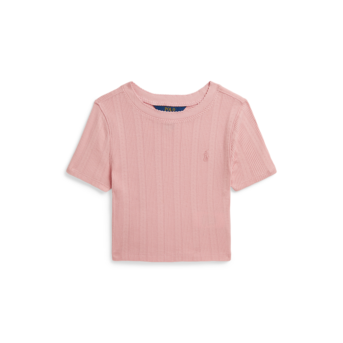 Polo Ralph Lauren Kids - Strick T-Shirt in Rosa