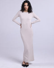 Stone | Women's Long Sleeve Crew Neck Dress