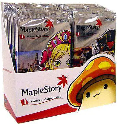 Maple Story Trading Card Game Maple Story Base Premiere Booster Box 24 Packs  Upper Deck