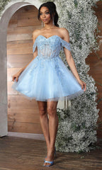 Sweetheart Mini/Short Tulle Cocktail A-Line May Queen 2080