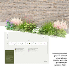 Geveltuin CRANNACOMBE voor (half)schaduw