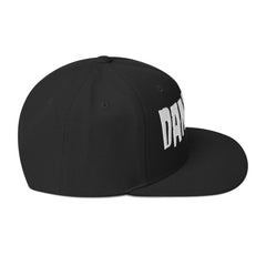 Danzig Classic Logo White Embroidered Snap Back Hat [Apparel]