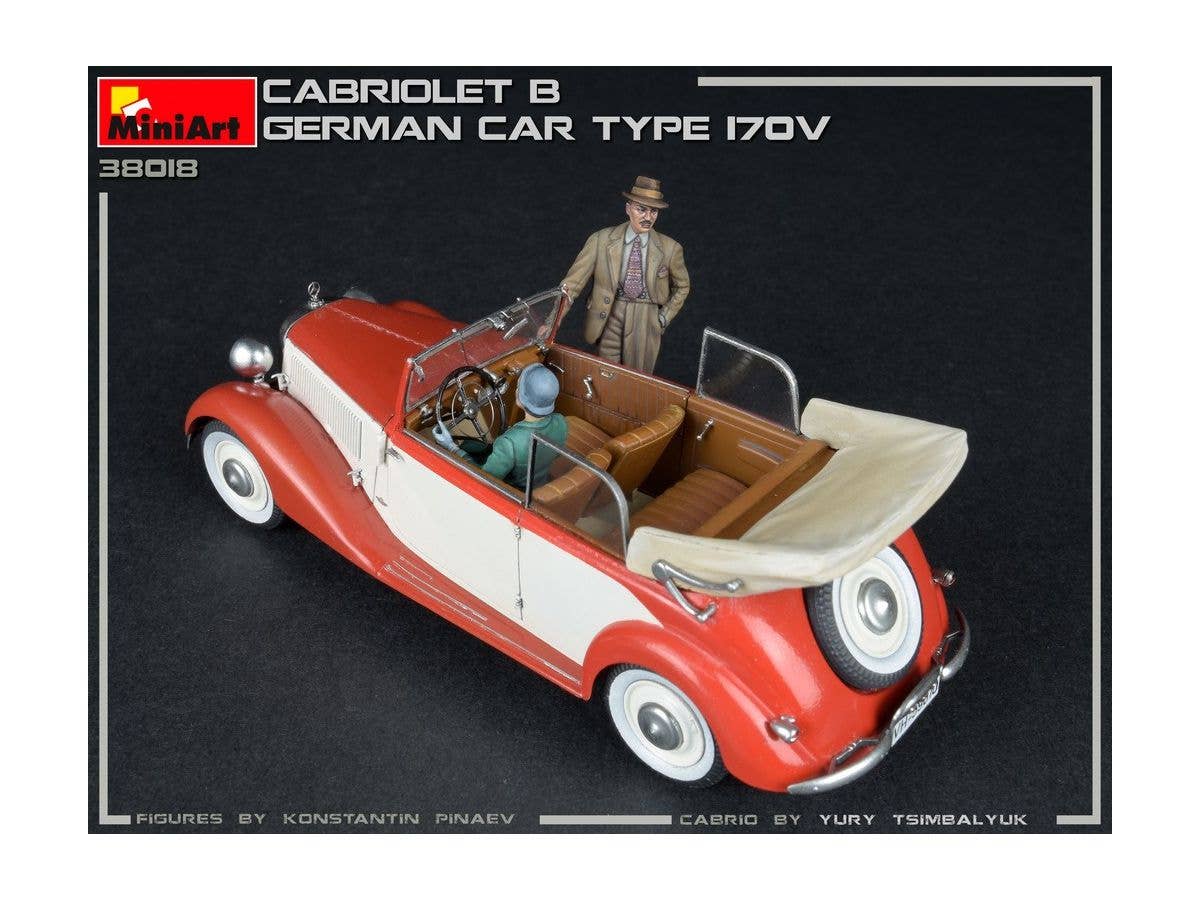 MiniArt 1/35 Cabriolet B German Car Type 170V | 4820183312822