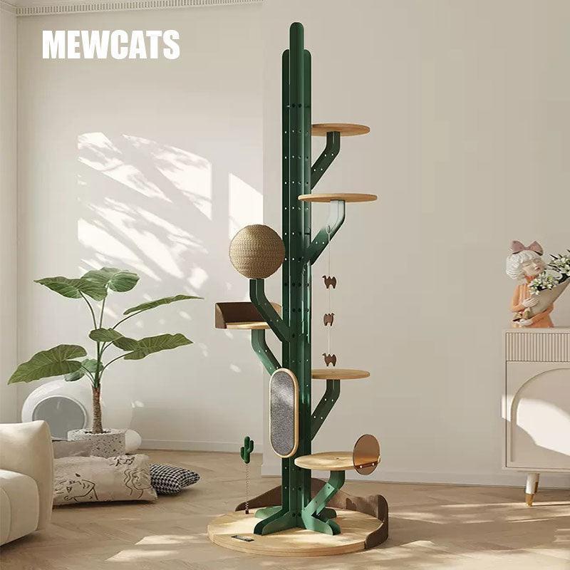 Modern DIY Large Cactus Cat Climbing Tree - MEWCATS