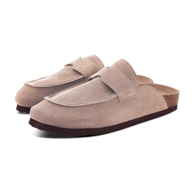 Mules pour femmes en cuir "L'Anglaise - Restaur Cuirs
