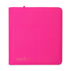 12-Pocket Exo-Tec® Zip Binder Neon Pink
