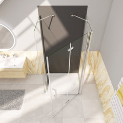 ozean 120x80 Falttür U FORM cm für badezimmer