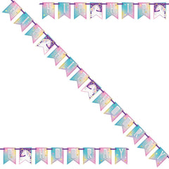 Unicorn Happy Birthday Banner – Unique – Hanging Decorations – Party Plush