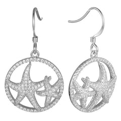 Pavé Hokuhele Eternity Earrings Earrings Island by Koa Nani White Gold