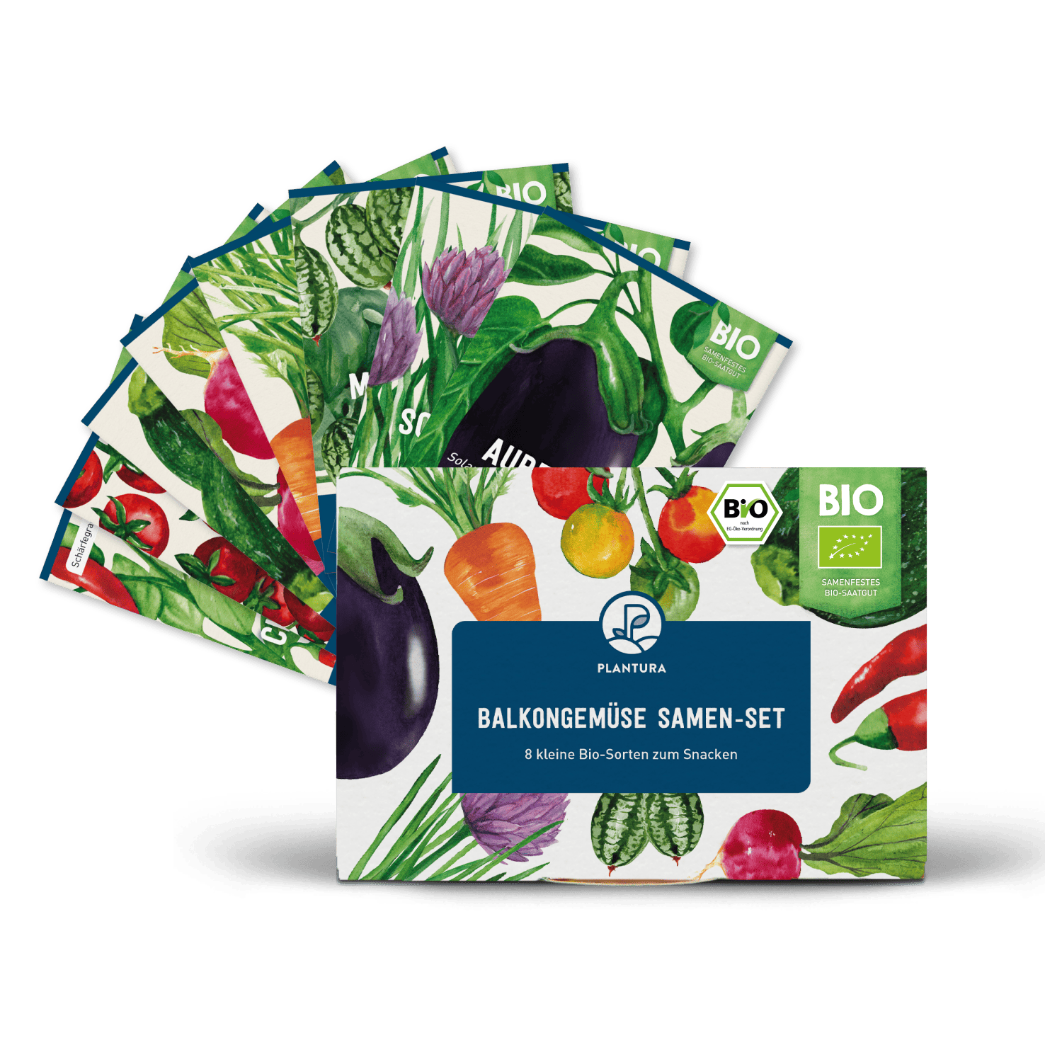Bio-Balkongemüse Samen-Set