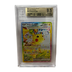 Surging Sparks - Pikachu EX SIR #238 Beckett 9.5 - War Games USA