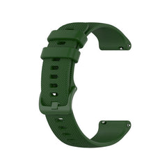 Uhrenarmband luxus Silikon 22mm - Schnellverschluss (Dunkelgrün)