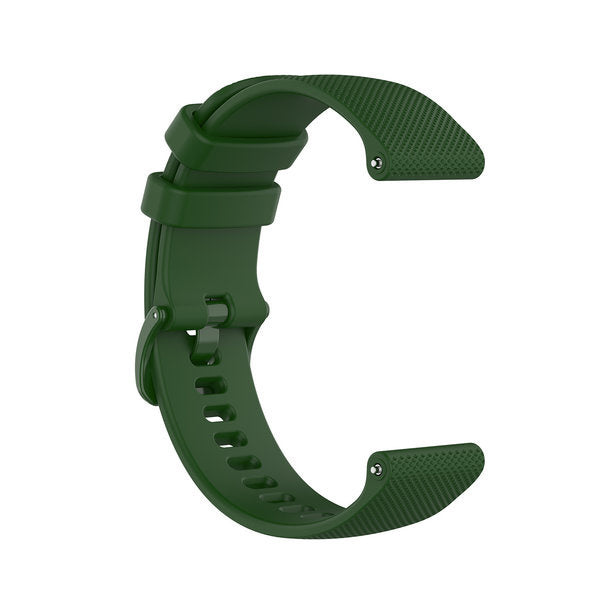 Uhrenarmband luxus Silikon 22mm - Schnellverschluss (Dunkelgrün)