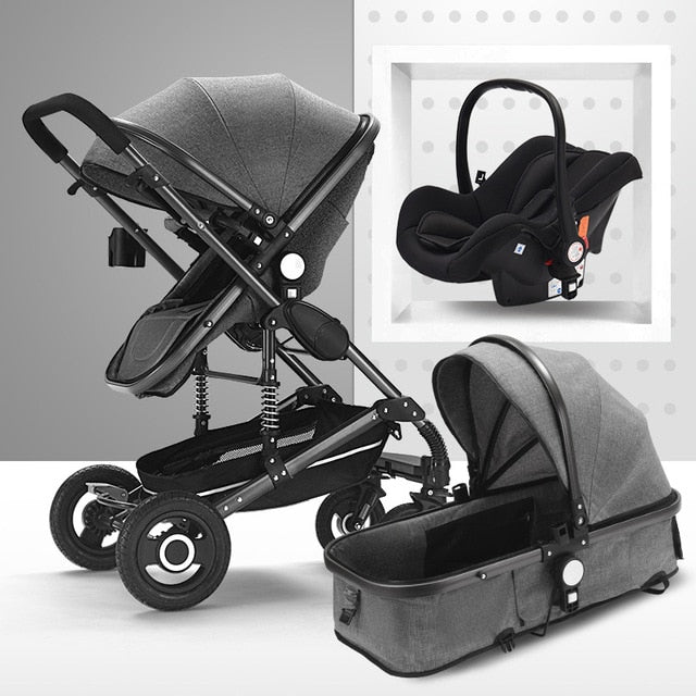 3 in 1 Baby Stroller, Baby Car Seat, Baby Carrier-baby babies newborn new mom baby boy baby girl baby shower gender reveal pregnancy announcement toddler infant pregnant women baby gifts baby nursery baby registry baby needs baby list baby necessities-The Exceptional Store