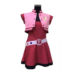Powerpuffing Anime Girls Z Momokoes Uniform Akatsutsuming Dress Cosplay Costume Any Size Bubbles