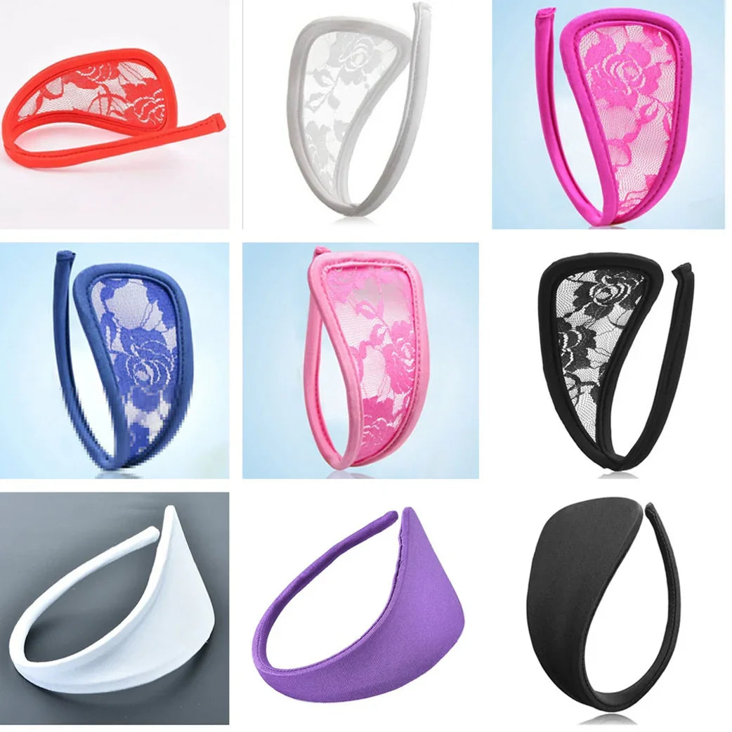 Cache-sexe micro string invisible qui tient tout seul en dentelle 10 couleurs Lapo - GUAPPAA