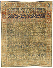 9 x 11 Antique Persian Mahal Rug 76861
