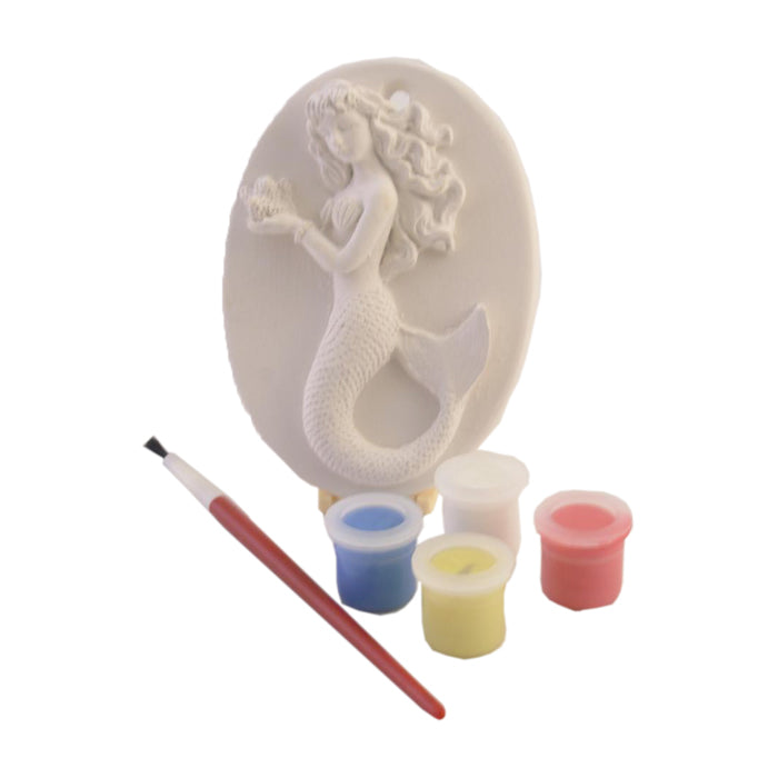 Small Mermaid Oval Plaque Fragrant Finds Paint Your Own