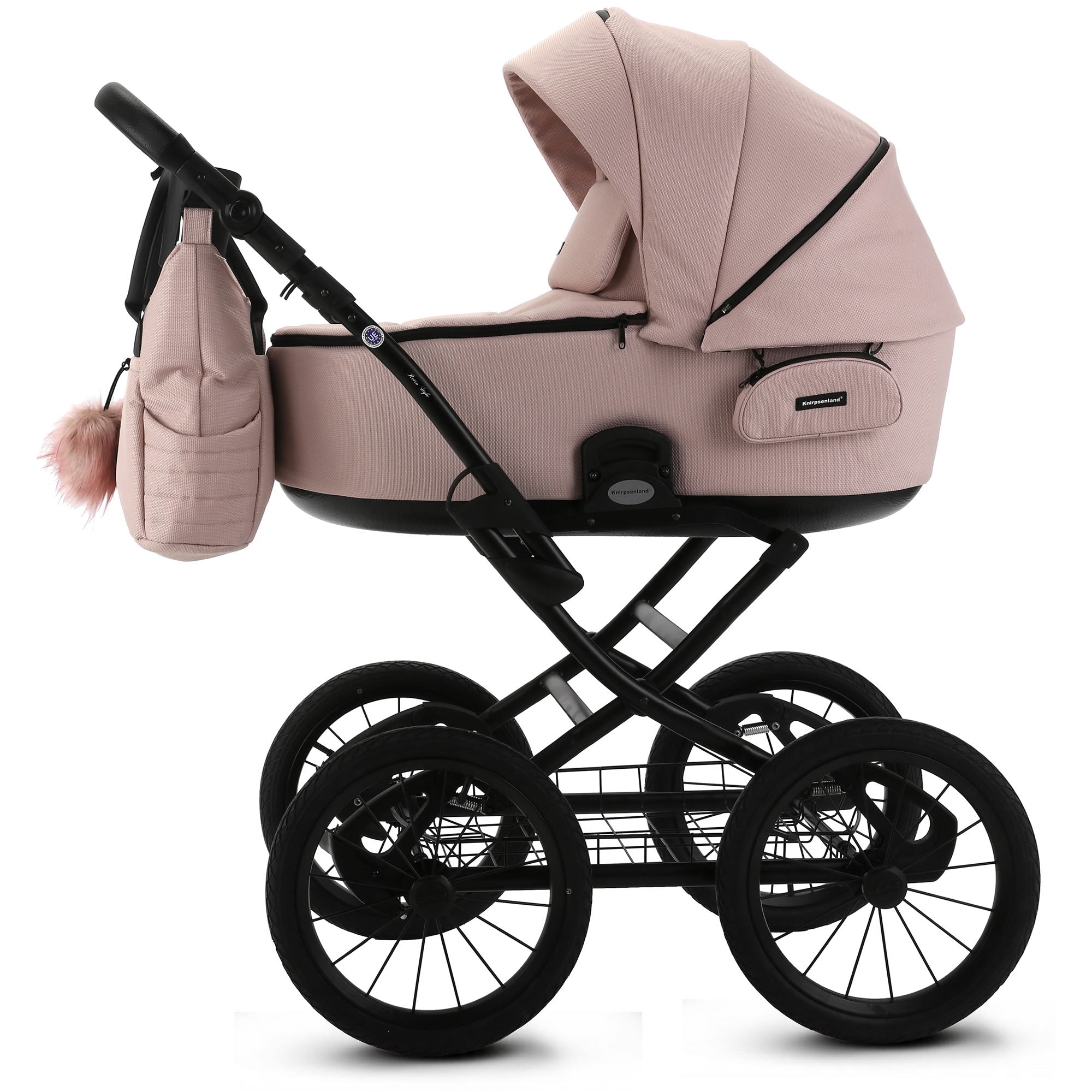 Knirpsenland Retro Style Kinderwagen – Rosa