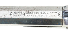 Model 1855 Colt Root Revolver - Rare Nickel Finish