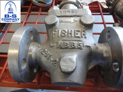 Fisher Control Valve 1" 600 RF Flanged Fig. EZ SST