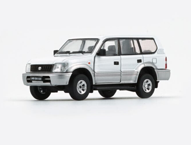 Toyota Land Cruiser LC95 (RHD) (White) - BM Creations - 1:64