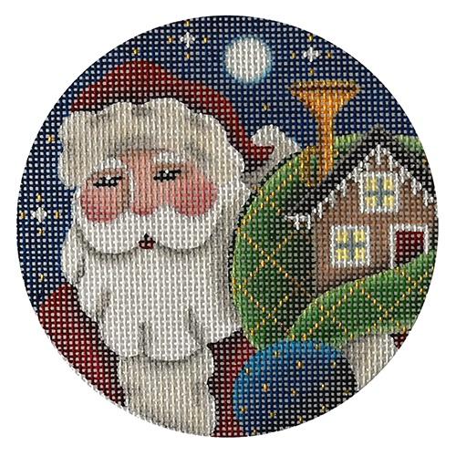 Santa's Toys Painted Canvas Rebecca Wood Designs