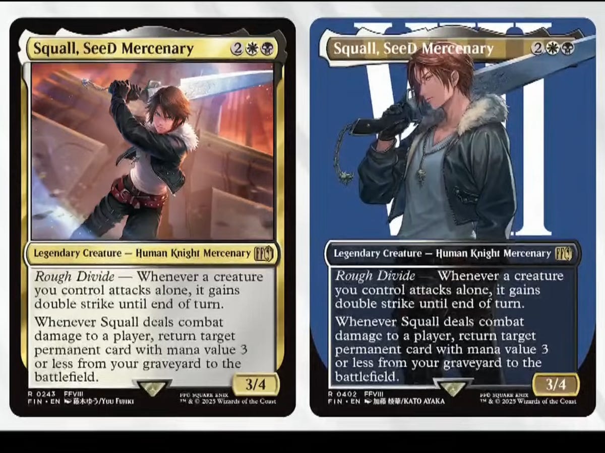 I Can't Not Be Excited About the New Final Fantasy Magic: The Gathering  Cards