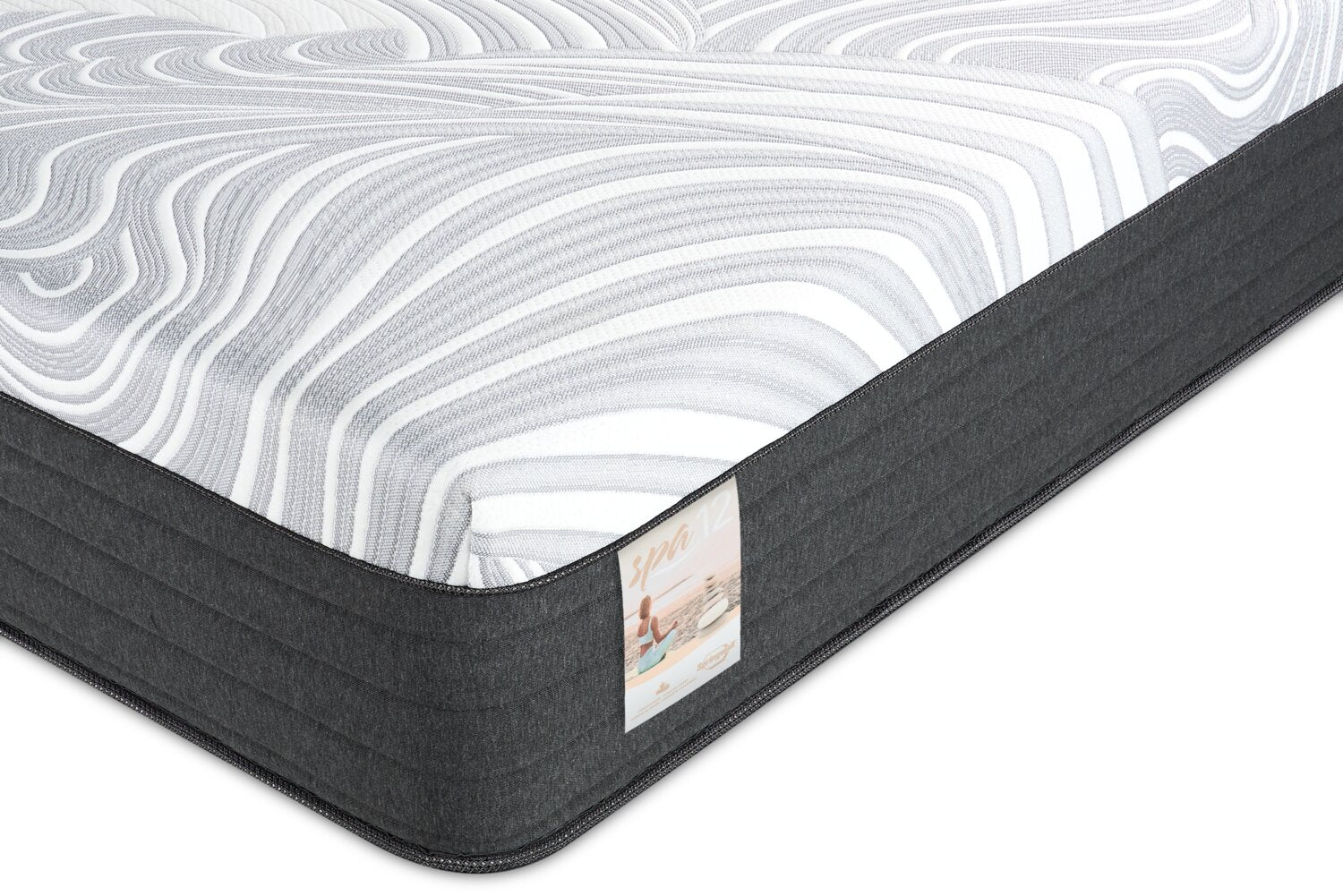 Springwall Spa 12 Plush Smooth Top Queen RV Mattress in a Box | Matelas moelleux à plateau-coussin dans une boîte Spa 12 de Springwall pour grand lit de véhicule récréatif