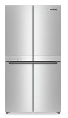 KitchenAid 19.4 Cu. Ft. Counter-Depth 4-Door Refrigerator - KRQC506MPS