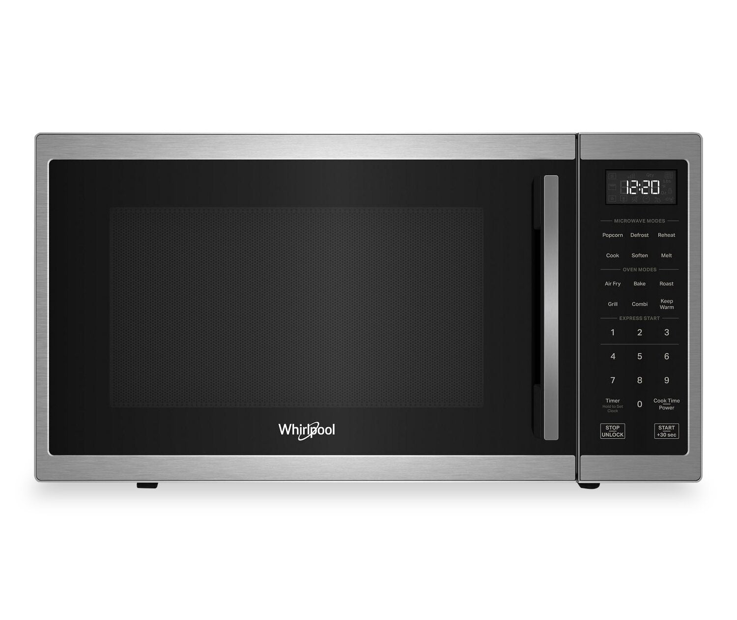 Whirlpool 1.0 Cu. Ft. Countertop Microwave with Air Fry - Stainless Steel - WMCS5522RB | Four à micro-ondes de comptoir Whirlpool de 1,0 pi3 avec friture à air - Acier inoxydable - WMCS5522RB