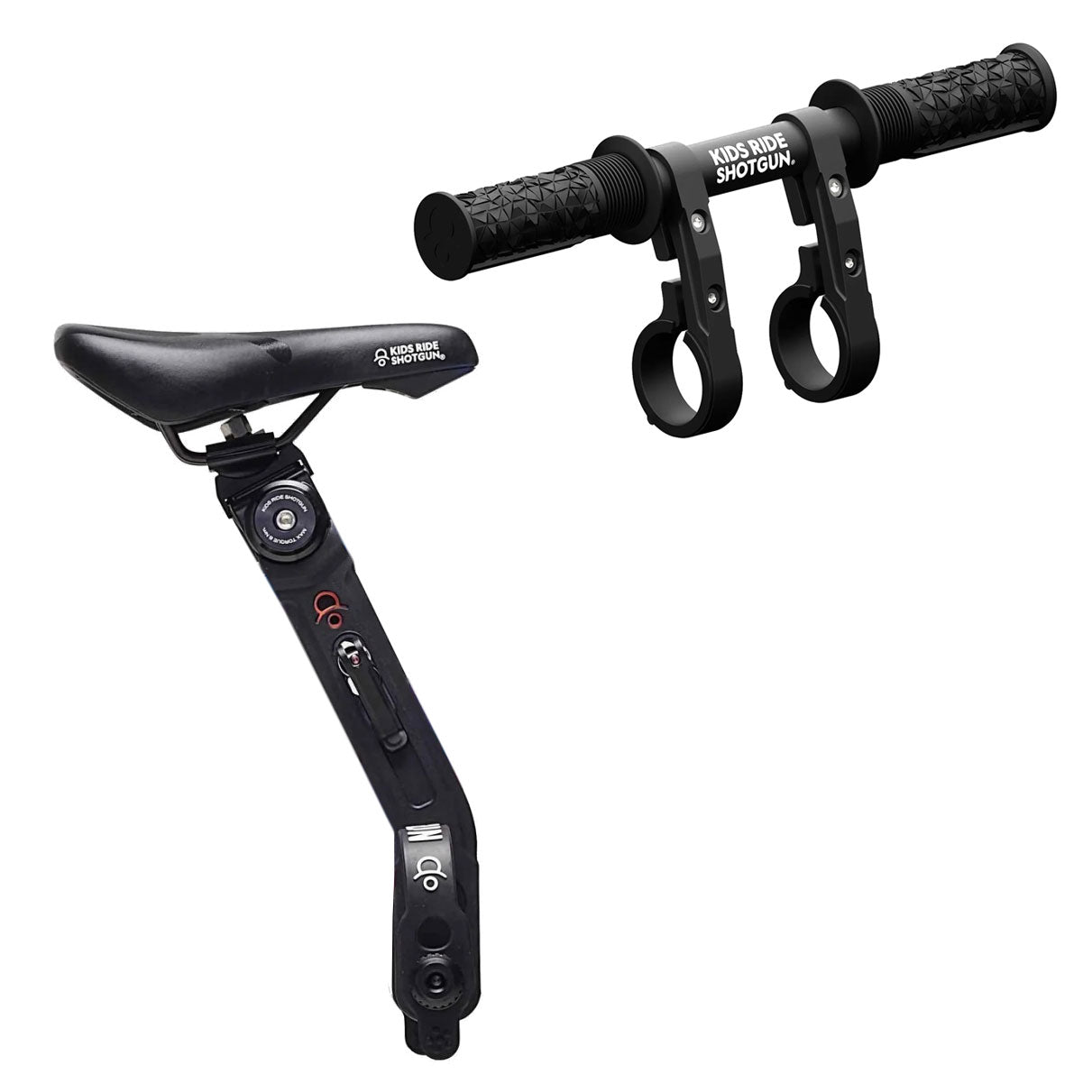 MTB Front 2.0 Kindersitz + 2.0 Lenker Combo - Schwarz