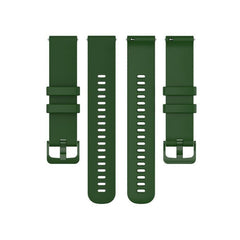 Uhrenarmband luxus Silikon 22mm - Schnellverschluss (Dunkelgrün)