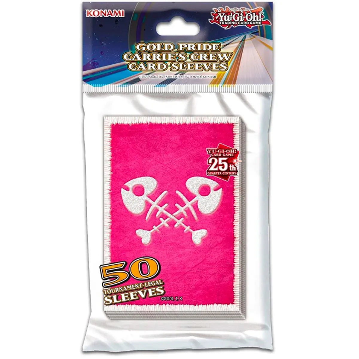 Yu-Gi-Oh! 50ct Gold Pride Carrie's Crew Card Sleeves