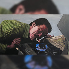 So I painted Walter smoking weed for the first time : r/breakingbad