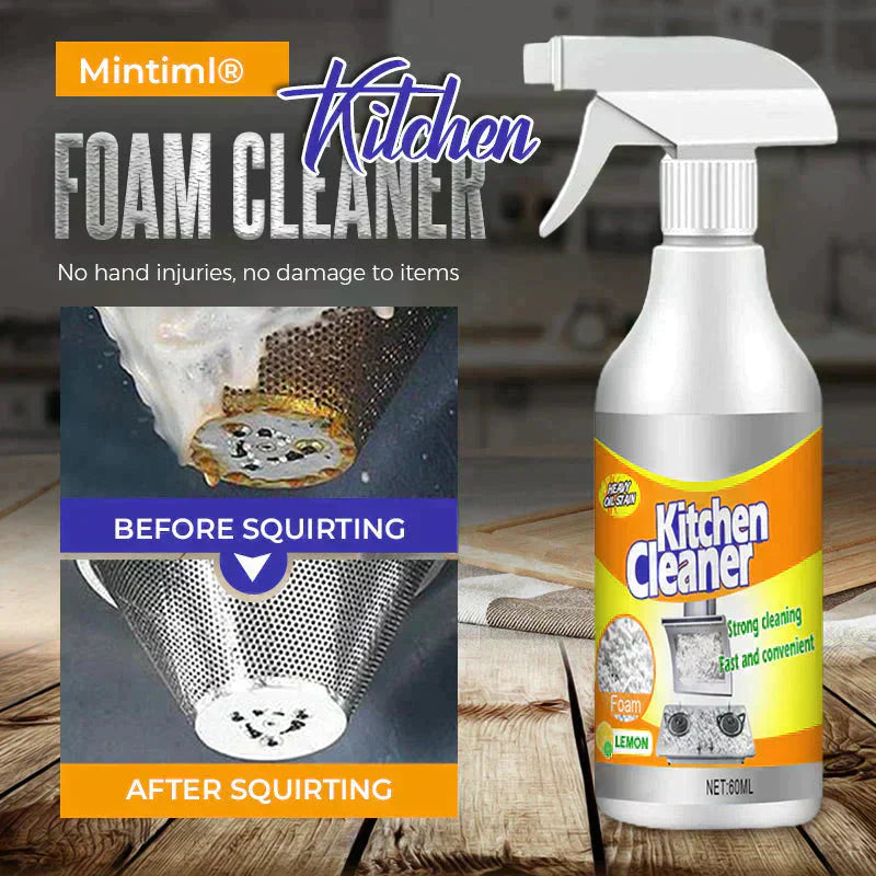 💥💥Achetez 1 obtenez 1 gratuit🔥Mousse nettoyante multi-usages pour cuisine
