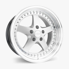 ESR SR04 18X10.5 5X120 +22 HYPER SILVER FACE MACHINED LIP Wheel/Rim 80552022 SR04HS-ML