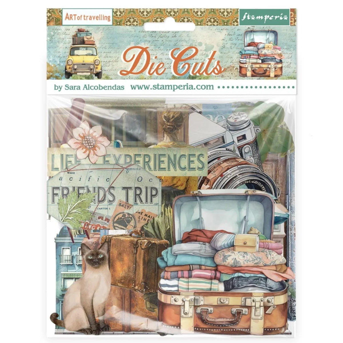 Stamperia  - Art of Travelling - Chipboard Die Cuts