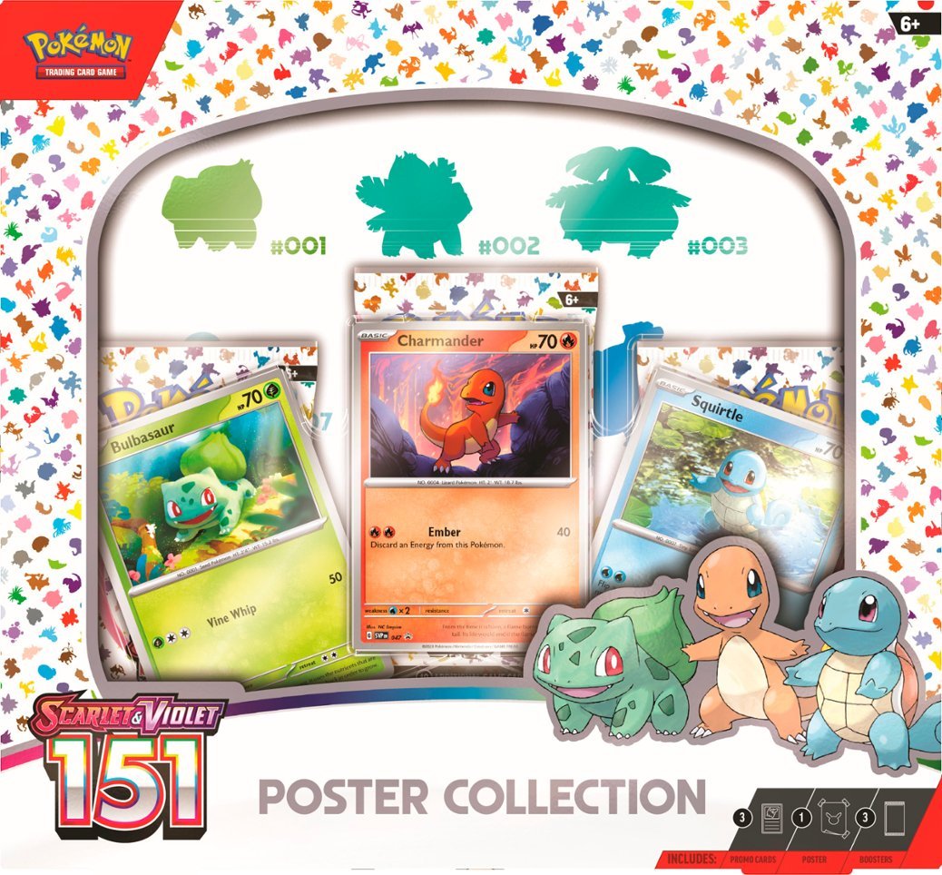 Pokemon SV3.5 Scarlet and Violet 151 Poster Collection